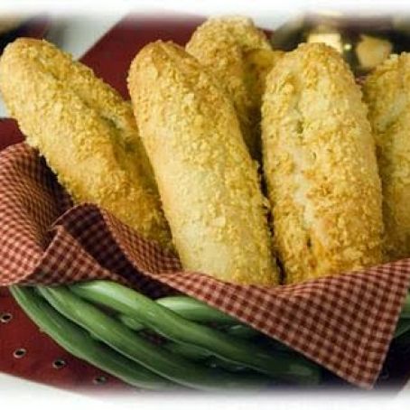 Cheesy Potato Chip Breadsticks