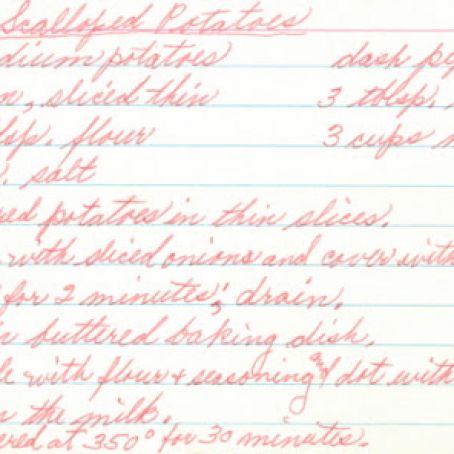 Scalloped Potatoes IV