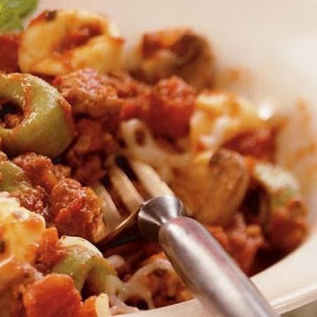 Cheesy Italian Tortellini--Slow Cooker