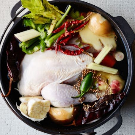 Spicy Chicken Stock