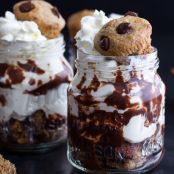 Banana Bread Chocolate Fudge Swirled Cheesecakes