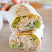 Chicken And Broccoli Grilled Burritos