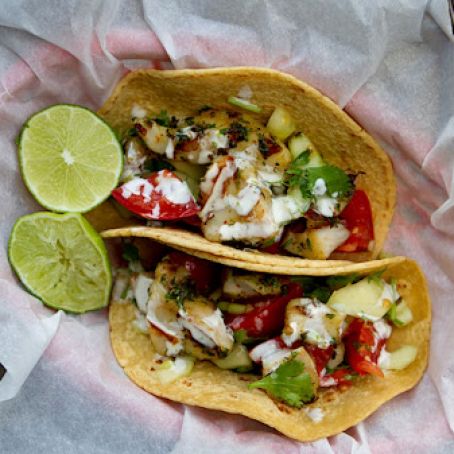 Grilled Rock Cod Tacos