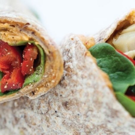 White Bean Artichoke Wraps