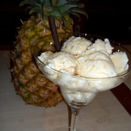 Pineapple Ice Cream(no cooking)