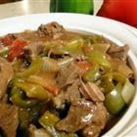 Crockpot Pepper Steak