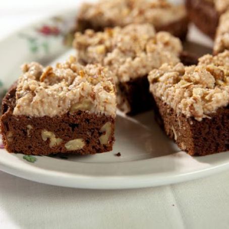 Brownies with Coconut Frosting (Trisha Yearwood)