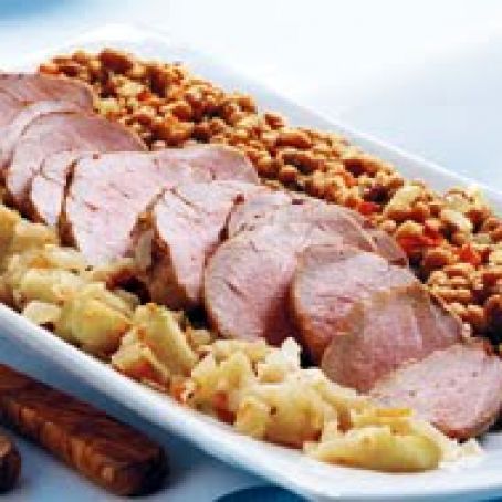 Pork Tenderloin - Indian Spice-Rubbed w/Roasted Applesauce