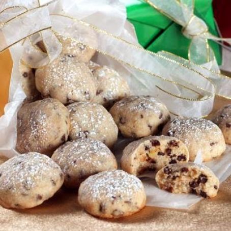 Mini Chip Snowball Cookies