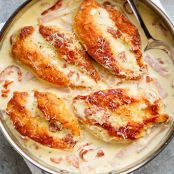 creamy parmesan carbonara chicken (no egg)