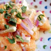 Savory Cantaloupe and Feta Salad