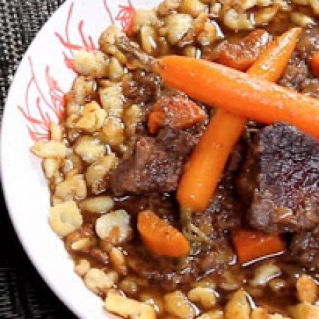 Pop's Beer Braised Beef Stew