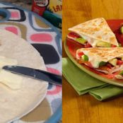 Bacon, Tomato, Avocado Quesadillas