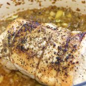French-Style Pot-Roasted Pork Loin (Enchaud Perigordine)