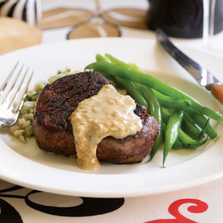 Filet Steaks with an Irish Whisky & Cream Pan Sauce