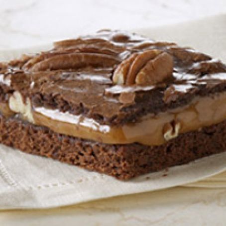 Easy Caramel Pecan Brownies