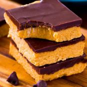 No-Bake Chocolate Peanut Butter Bars
