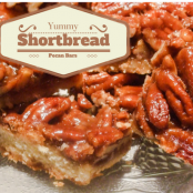 Sticky Pecan Shortbread Bar