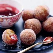 Doughnut Holes with Raspberry Jam