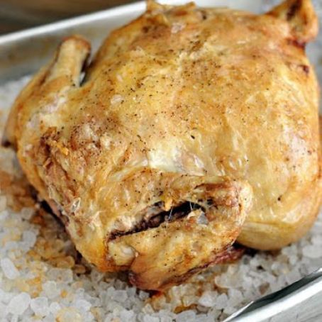 Salt-Roasted Chicken Recipe