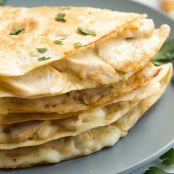 CHICKEN ALFREDO QUESADILLAS