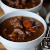 Slow cooker Beef Bourguignon (Low FODMAP)