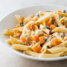 Penne with Butternut Squash and Brown Butter Sauce