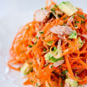 Carrot, Tuna, and Avocado Salad