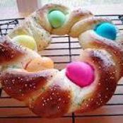 Braided Easter Egg Bread