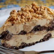 Chocolate Crunch Peanut Butter Ice Cream Cake