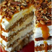 Caramel Apple Mousse Cake