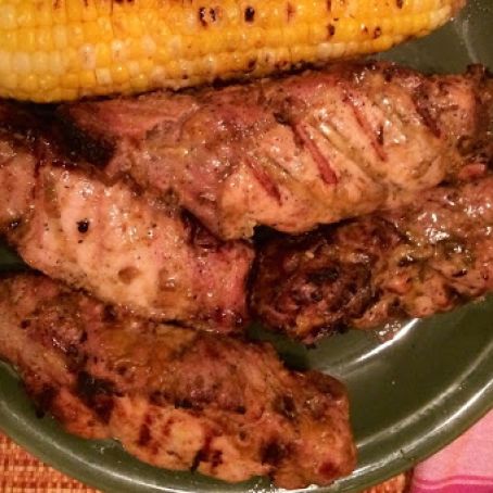 Easy Down Home Rib Chops (Grilled & Basted)