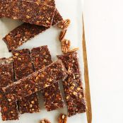 bars - healthy brownie granola bars