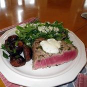 Grilled Tuna with Herbed Aïoli