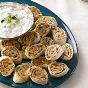 Cheesy Greek Pinwheel Appetizers