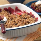 Chocolate-Cherry Crisp
