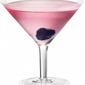 Chambord Flavored Vodka Martini