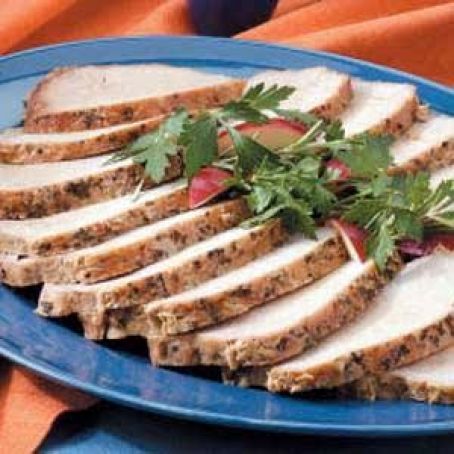 Garlic-Apple Pork Roast Recipe