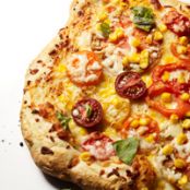 Rustic Tomato and Roasted Corn Pizza