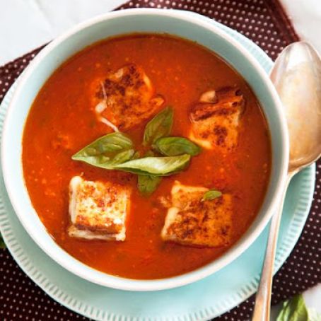 Garden Tomato and Basil Soup Recipe - Frito-Lay Recipes