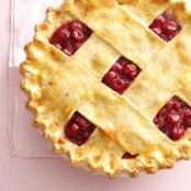 Tart Cherry Lattice Pie