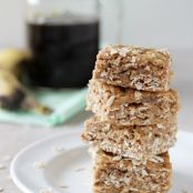 Healthy Spiced Banana Bread Oatmeal Bars