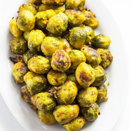 Garlic Roasted Bussels Sprouts