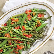 Asparagus with Red Pepper Chowchow