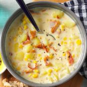 Turkey Bacon-Potato Corn Chowder