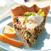 Spinach Swiss Quiche Recipe