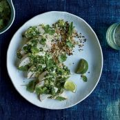 Poached Chicken with Fragrant Herb Vinaigrette