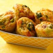 Easy Broccoli, Cheese and Ham Muffins