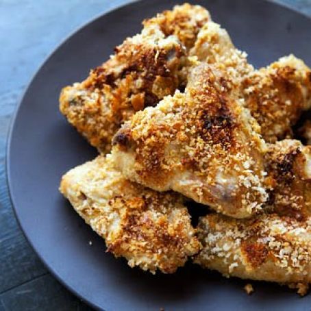 Dijon Parmesan Breaded Chicken in Spicy Tomato Dipping Sauce