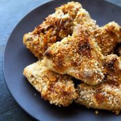 Dijon Parmesan Breaded Chicken in Spicy Tomato Dipping Sauce